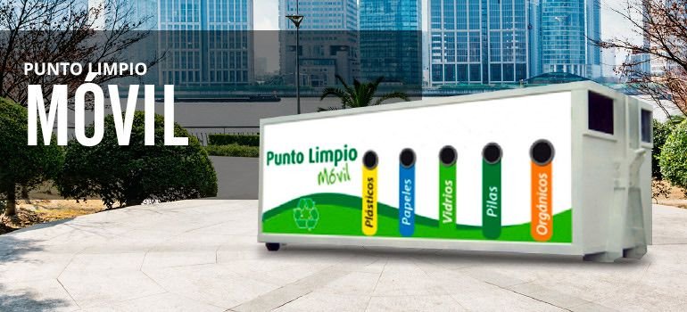Punto Limpio Móvil TOL para espacios públicos y municipios